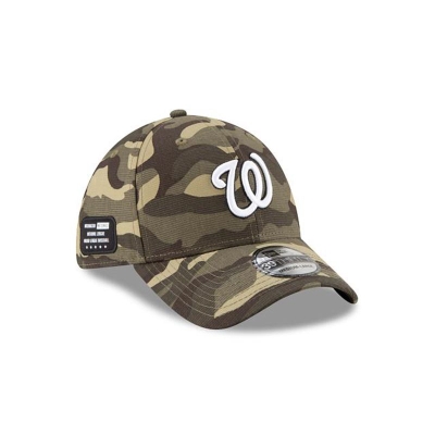 Washington Nationals Gorra | New Era MLB Armed Forces Weekend 39thirty Stretch Fit Cap Mexico - Verdes